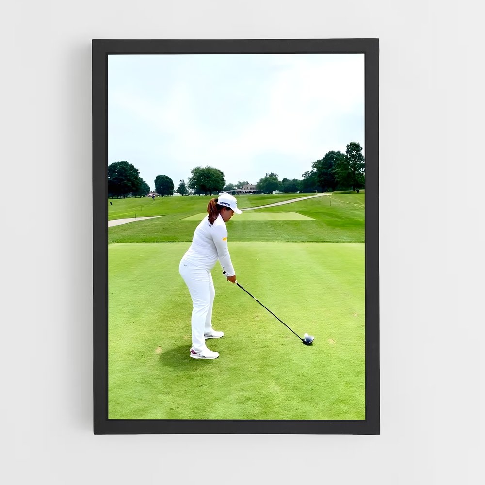 Poster Inbee de park – affiche Golf (vue 2)